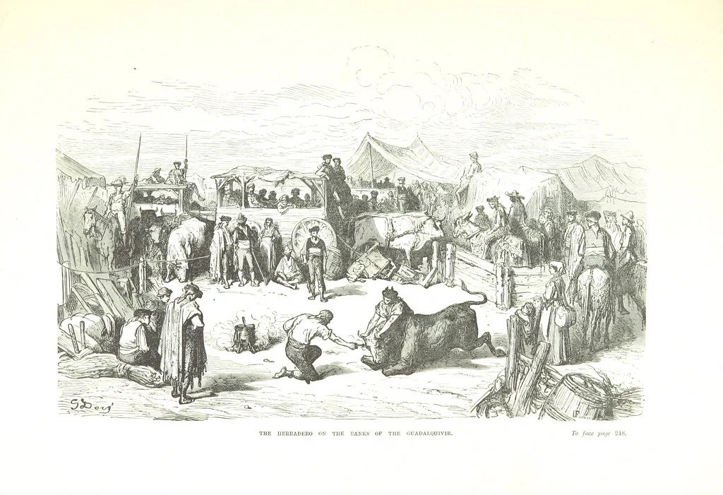 An illustration from Spain ... Illustrated by Gustave Doré. Translated by J. Thomson, 1876, leaf 275