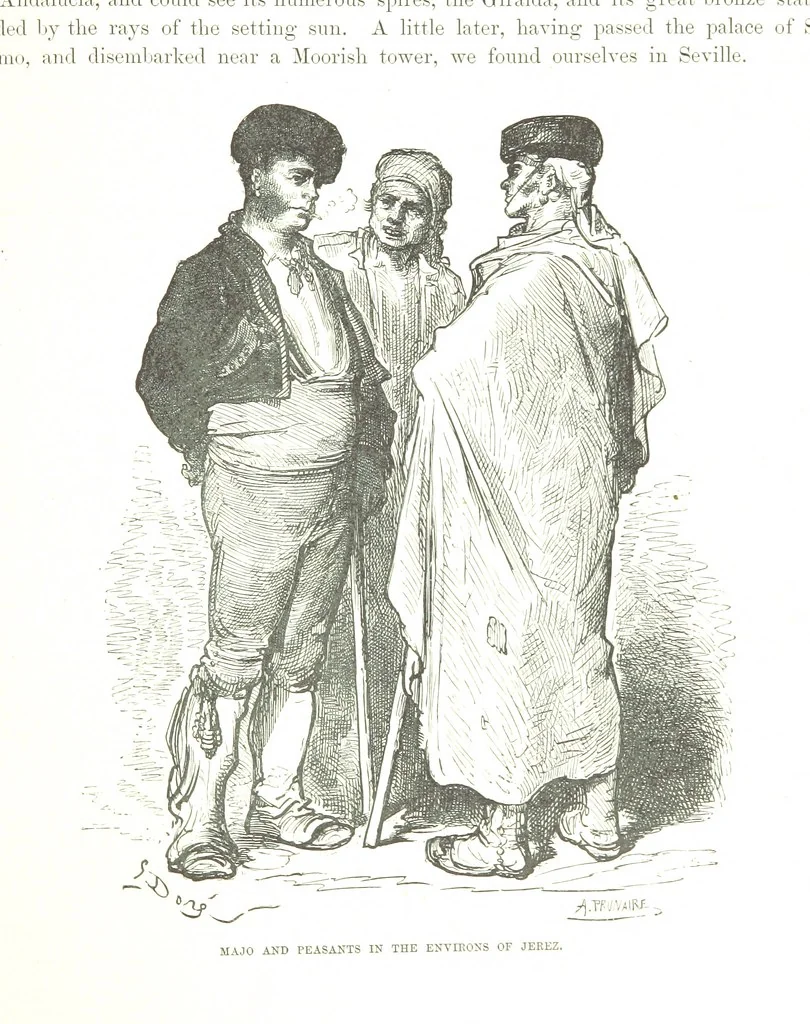 An illustration from Spain ... Illustrated by Gustave Doré. Translated by J. Thomson, 1876, leaf 277