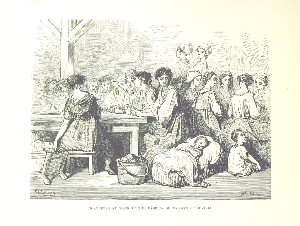 An illustration from Spain ... Illustrated by Gustave Doré. Translated by J. Thomson, 1876, leaf 278