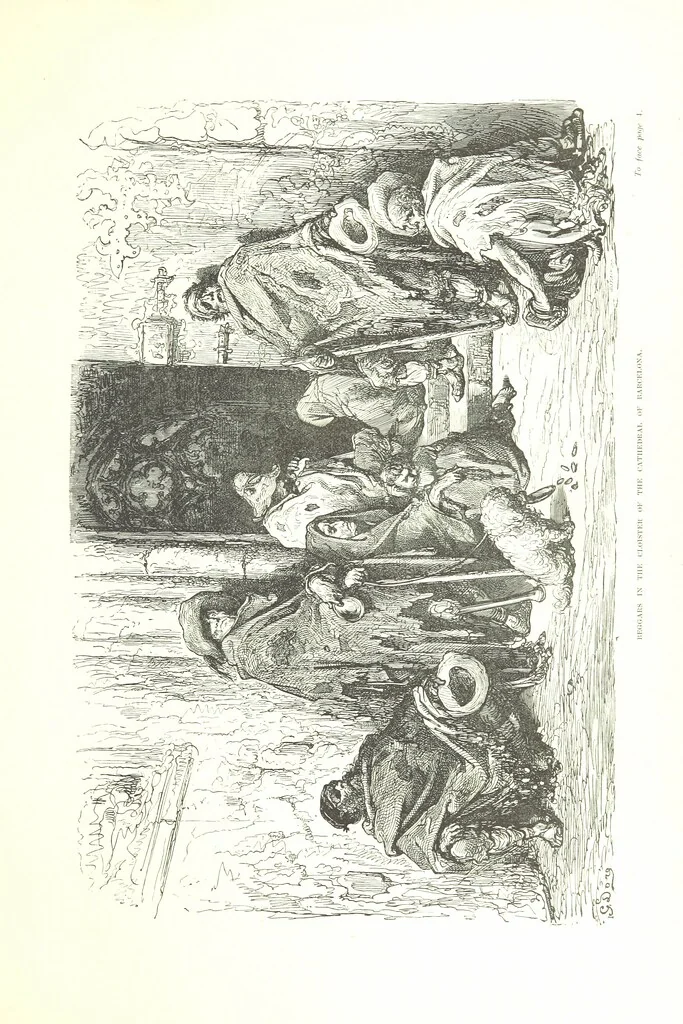 An illustration from Spain ... Illustrated by Gustave Doré. Translated by J. Thomson, 1876, leaf 29