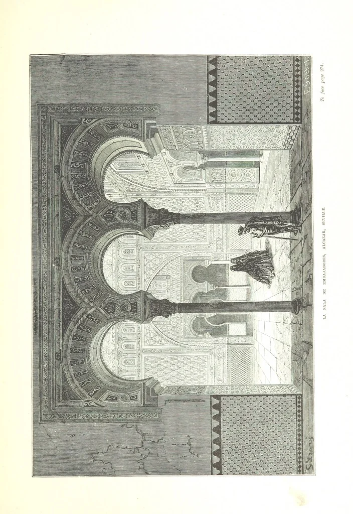An illustration from Spain ... Illustrated by Gustave Doré. Translated by J. Thomson, 1876, leaf 303