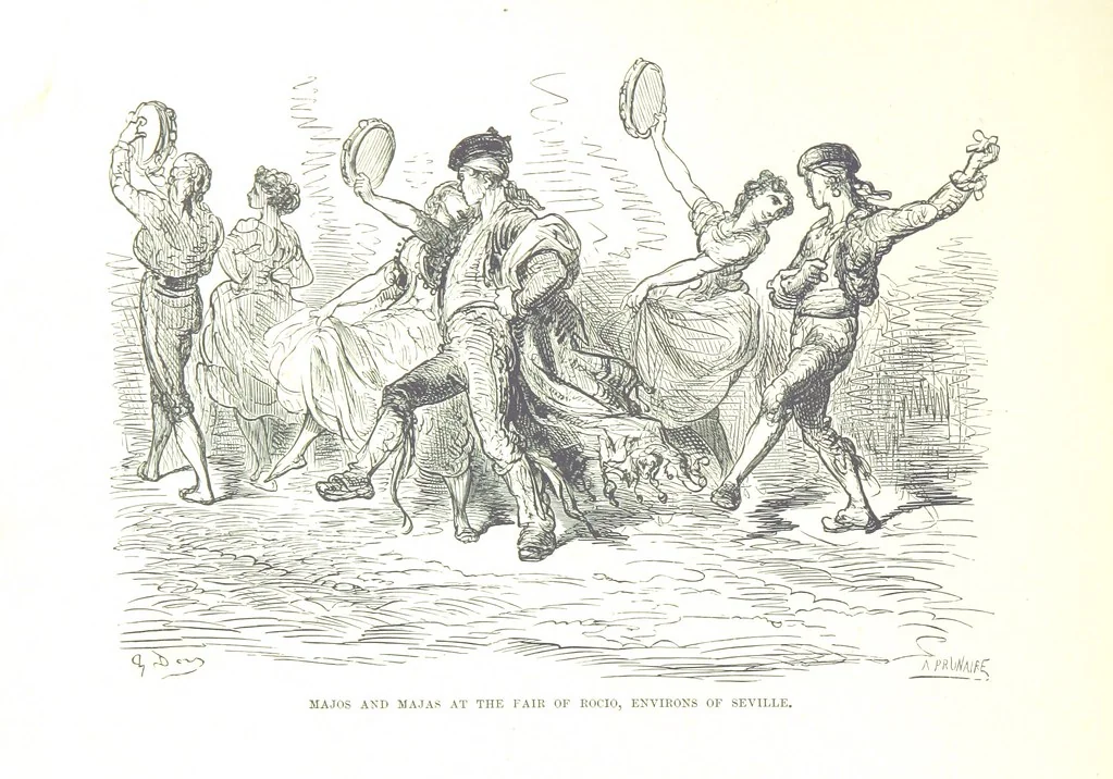 An illustration from Spain ... Illustrated by Gustave Doré. Translated by J. Thomson, 1876, leaf 306