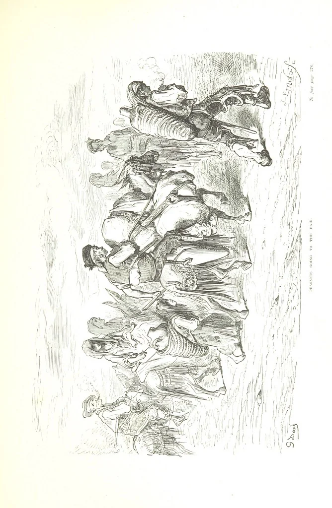 An illustration from Spain ... Illustrated by Gustave Doré. Translated by J. Thomson, 1876, leaf 307