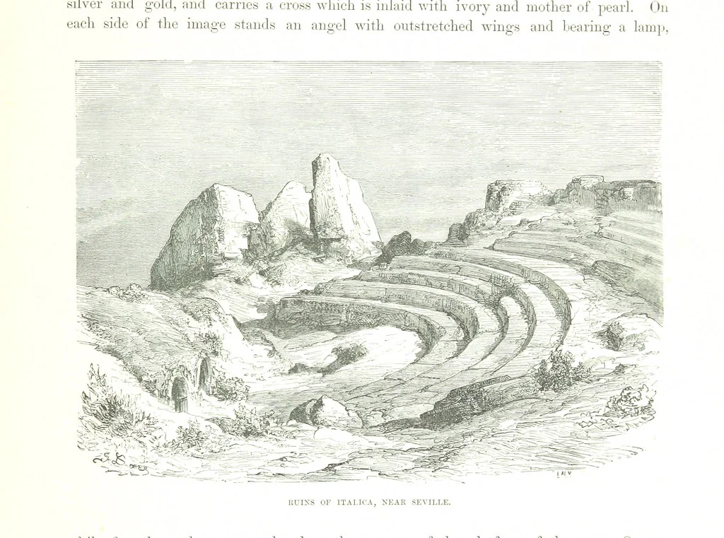 An illustration from Spain ... Illustrated by Gustave Doré. Translated by J. Thomson, 1876, leaf 313