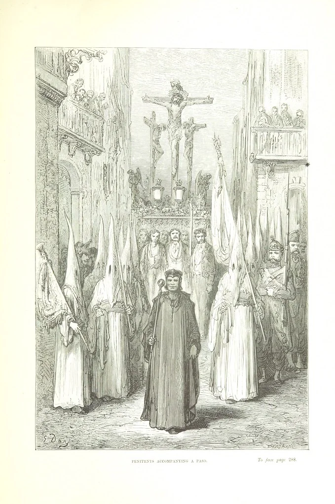 An illustration from Spain ... Illustrated by Gustave Doré. Translated by J. Thomson, 1876, leaf 319