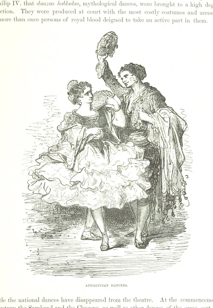 An illustration from Spain ... Illustrated by Gustave Doré. Translated by J. Thomson, 1876, leaf 337