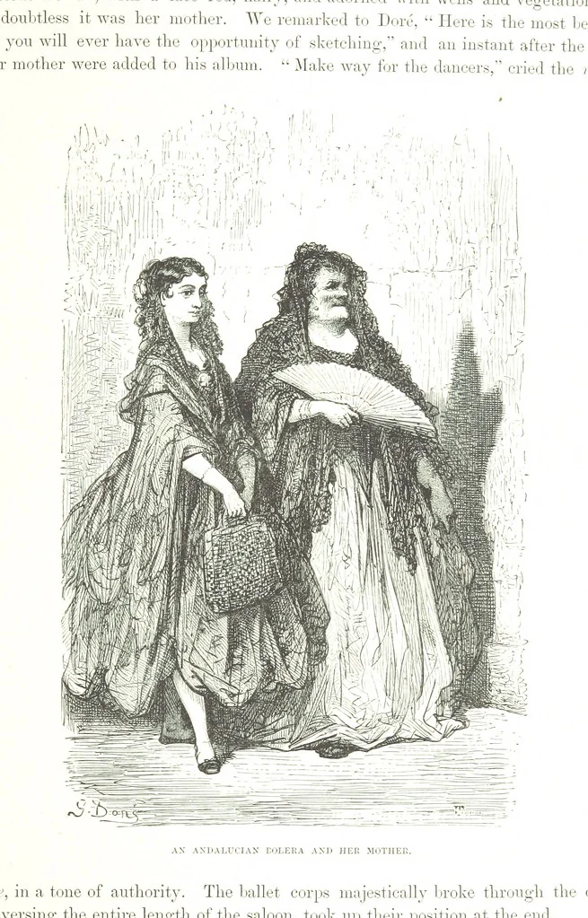 An illustration from Spain ... Illustrated by Gustave Doré. Translated by J. Thomson, 1876, leaf 341