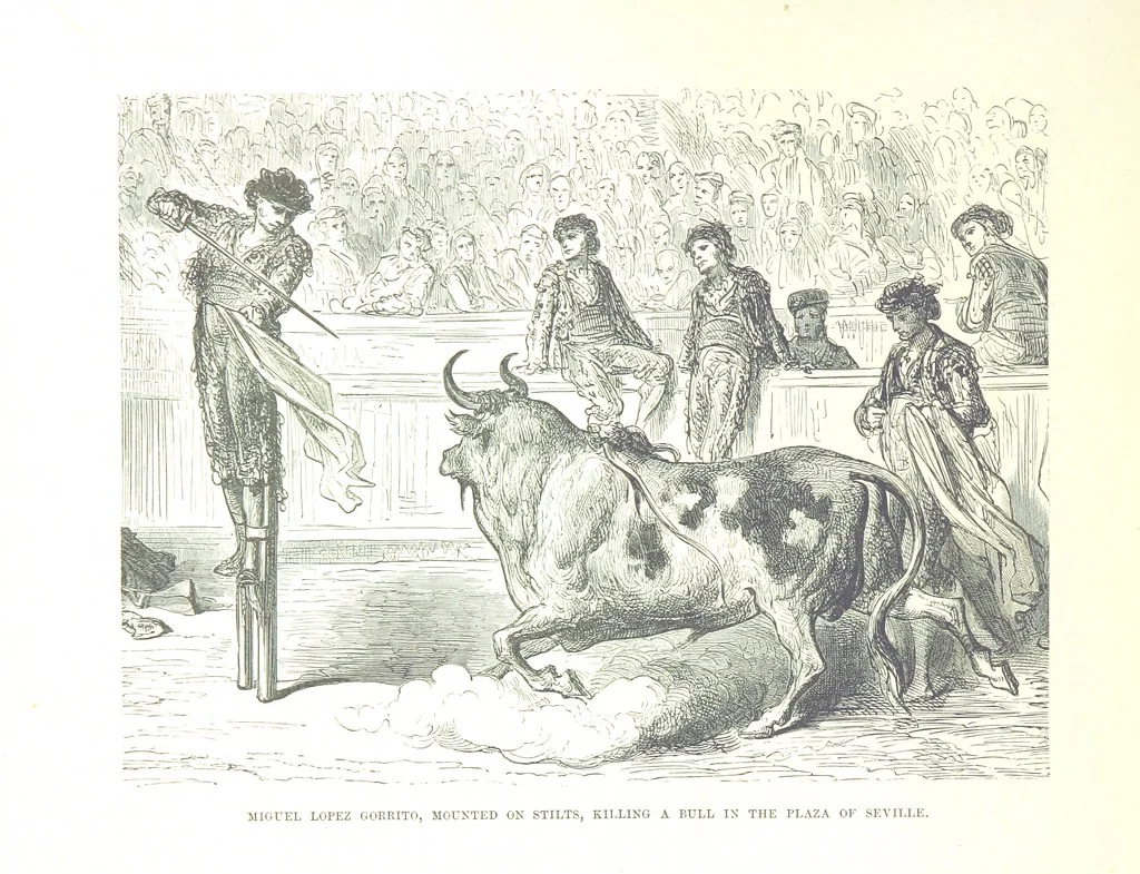 An illustration from Spain ... Illustrated by Gustave Doré. Translated by J. Thomson, 1876, leaf 356
