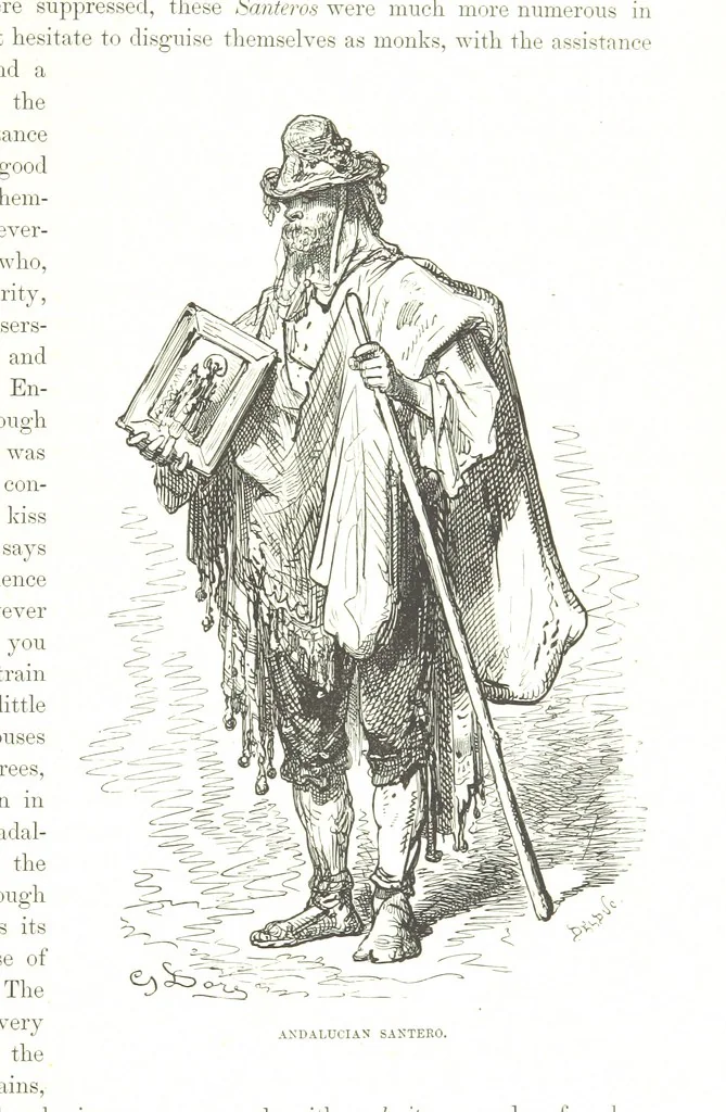 An illustration from Spain ... Illustrated by Gustave Doré. Translated by J. Thomson, 1876, leaf 367