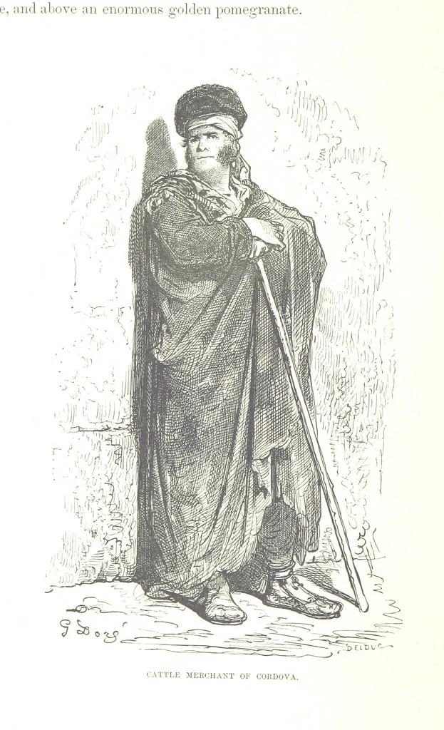 An illustration from Spain ... Illustrated by Gustave Doré. Translated by J. Thomson, 1876, leaf 378