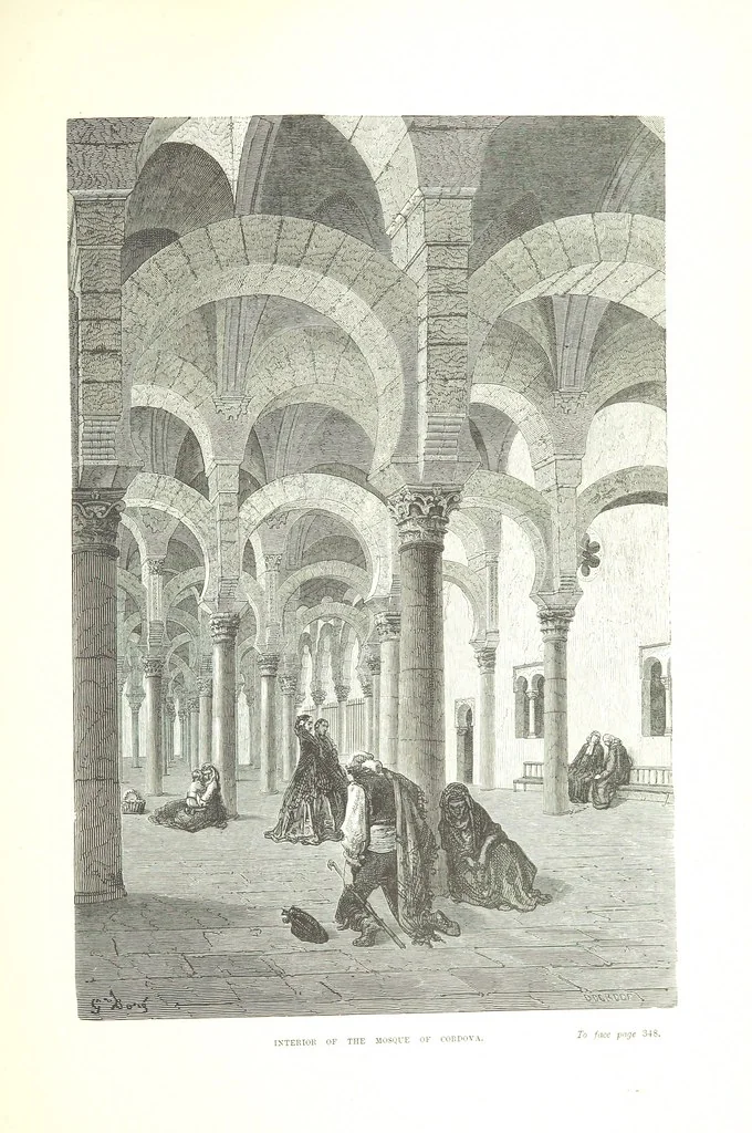 An illustration from Spain ... Illustrated by Gustave Doré. Translated by J. Thomson, 1876, leaf 379