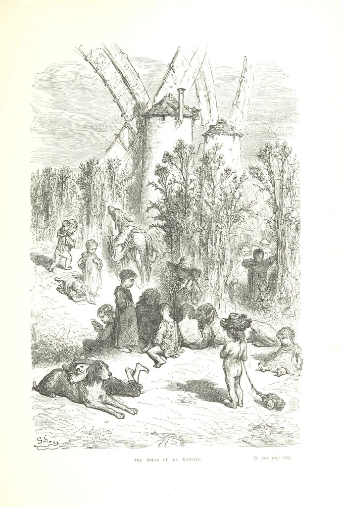 An illustration from Spain ... Illustrated by Gustave Doré. Translated by J. Thomson, 1876, leaf 395