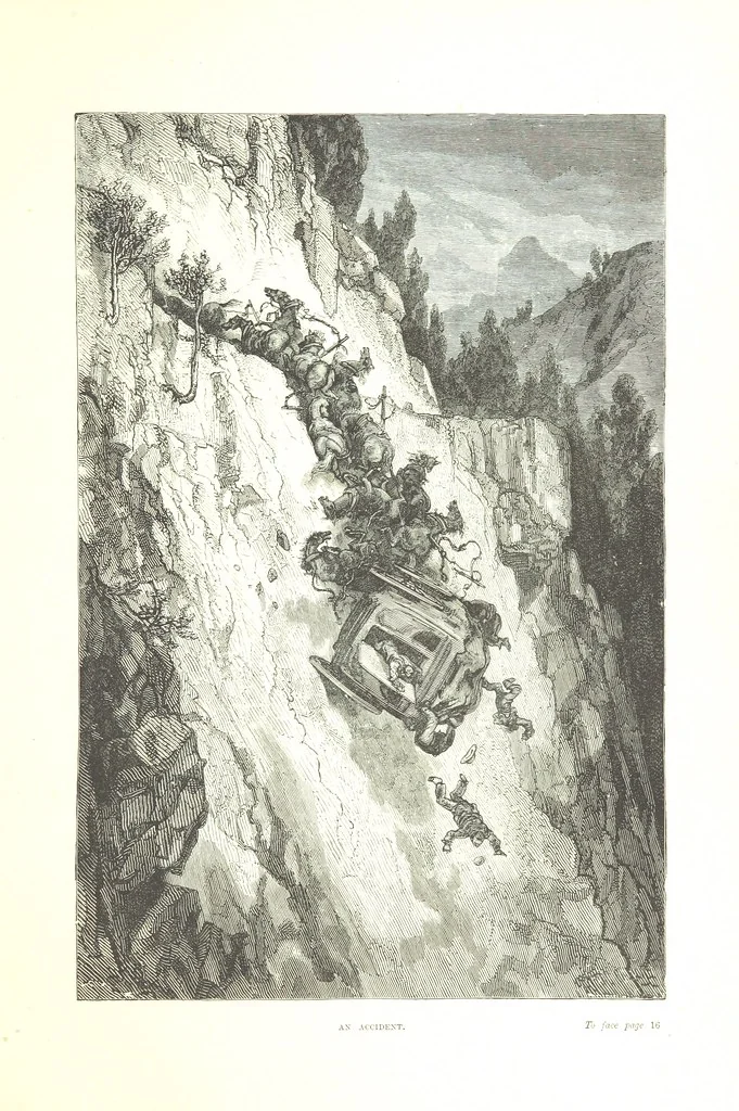 An illustration from Spain ... Illustrated by Gustave Doré. Translated by J. Thomson, 1876, leaf 41