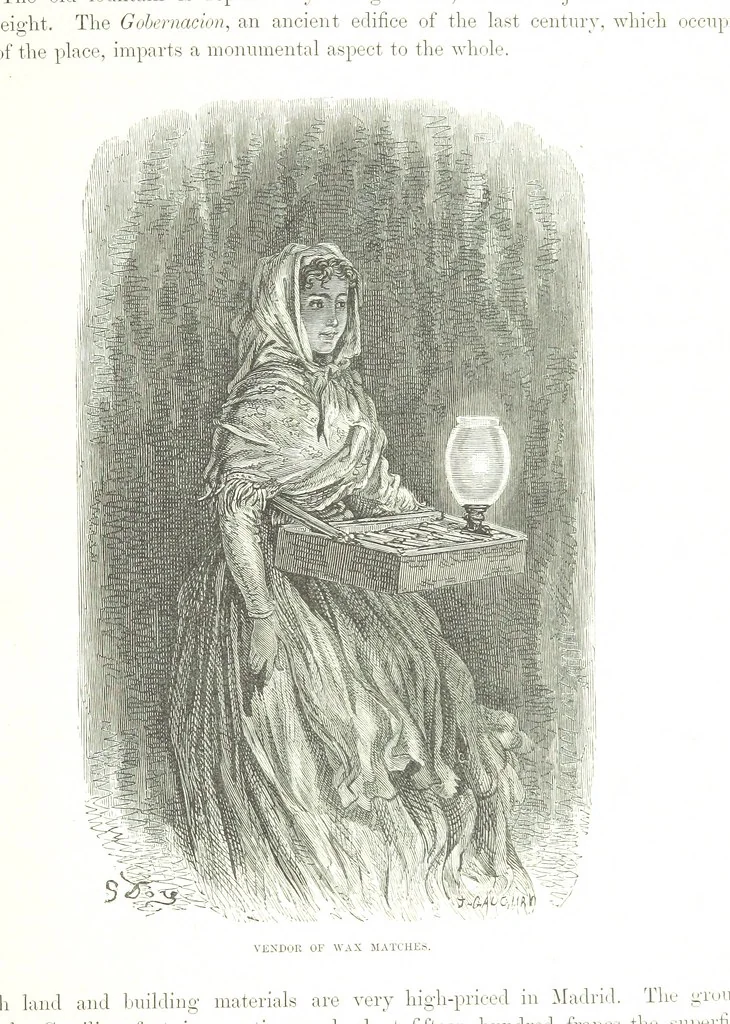 An illustration from Spain ... Illustrated by Gustave Doré. Translated by J. Thomson, 1876, leaf 431