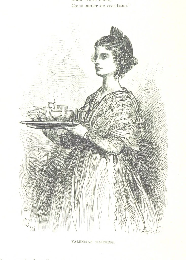 An illustration from Spain ... Illustrated by Gustave Doré. Translated by J. Thomson, 1876, leaf 440