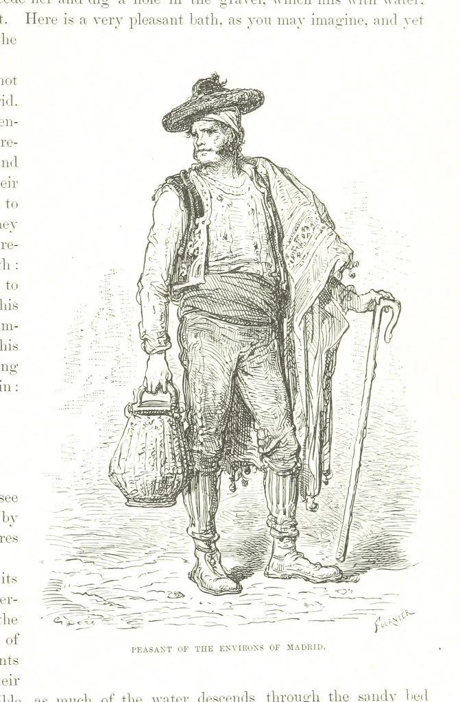 An illustration from Spain ... Illustrated by Gustave Doré. Translated by J. Thomson, 1876, leaf 455