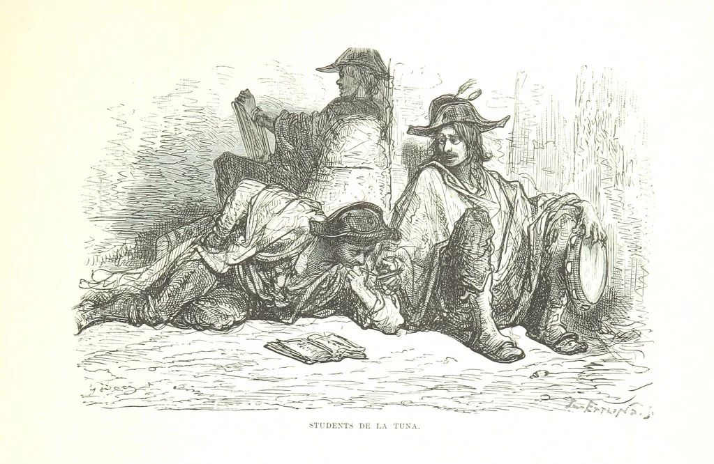 An illustration from Spain ... Illustrated by Gustave Doré. Translated by J. Thomson, 1876, leaf 459