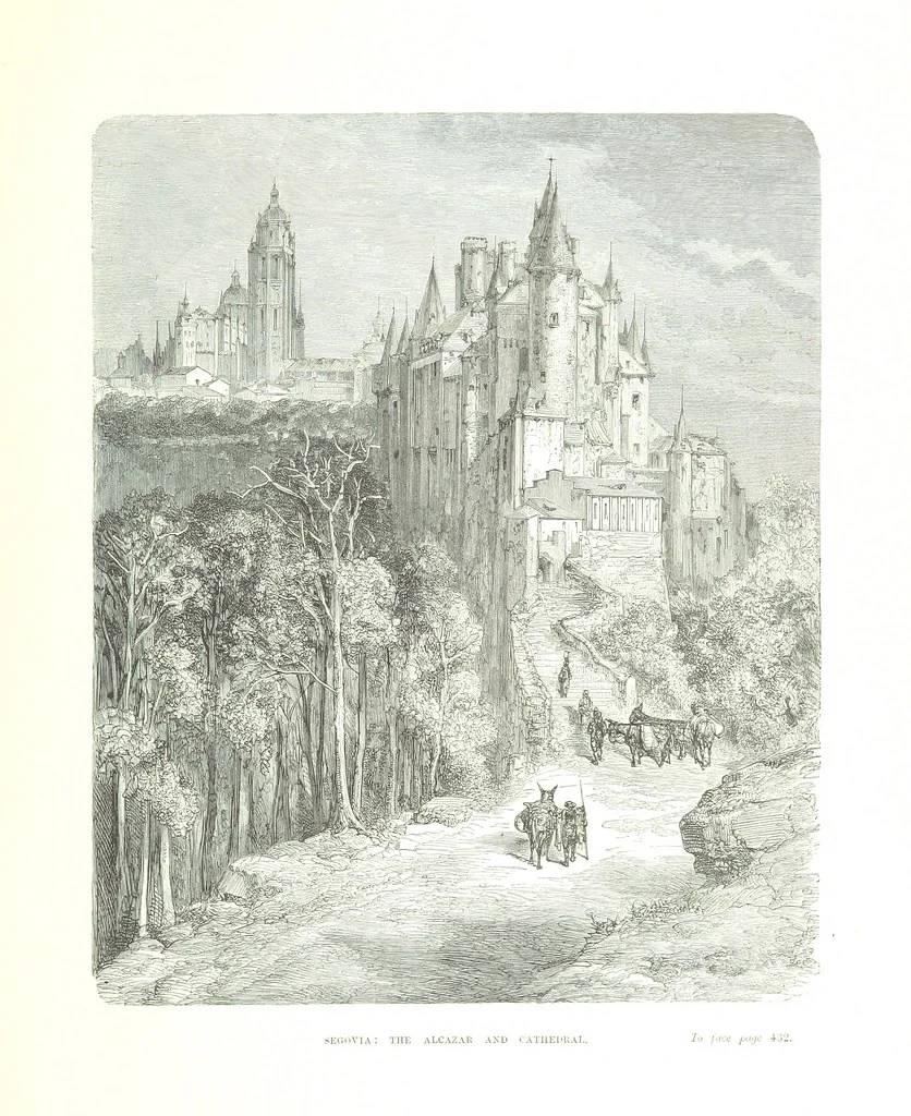 An illustration from Spain ... Illustrated by Gustave Doré. Translated by J. Thomson, 1876, leaf 469