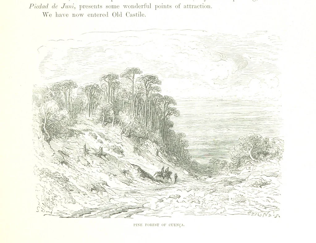 An illustration from Spain ... Illustrated by Gustave Doré. Translated by J. Thomson, 1876, leaf 471