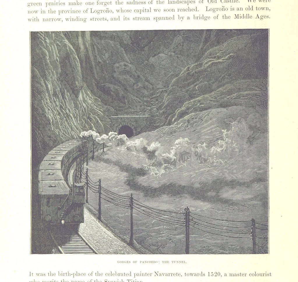 An illustration from Spain ... Illustrated by Gustave Doré. Translated by J. Thomson, 1876, leaf 502