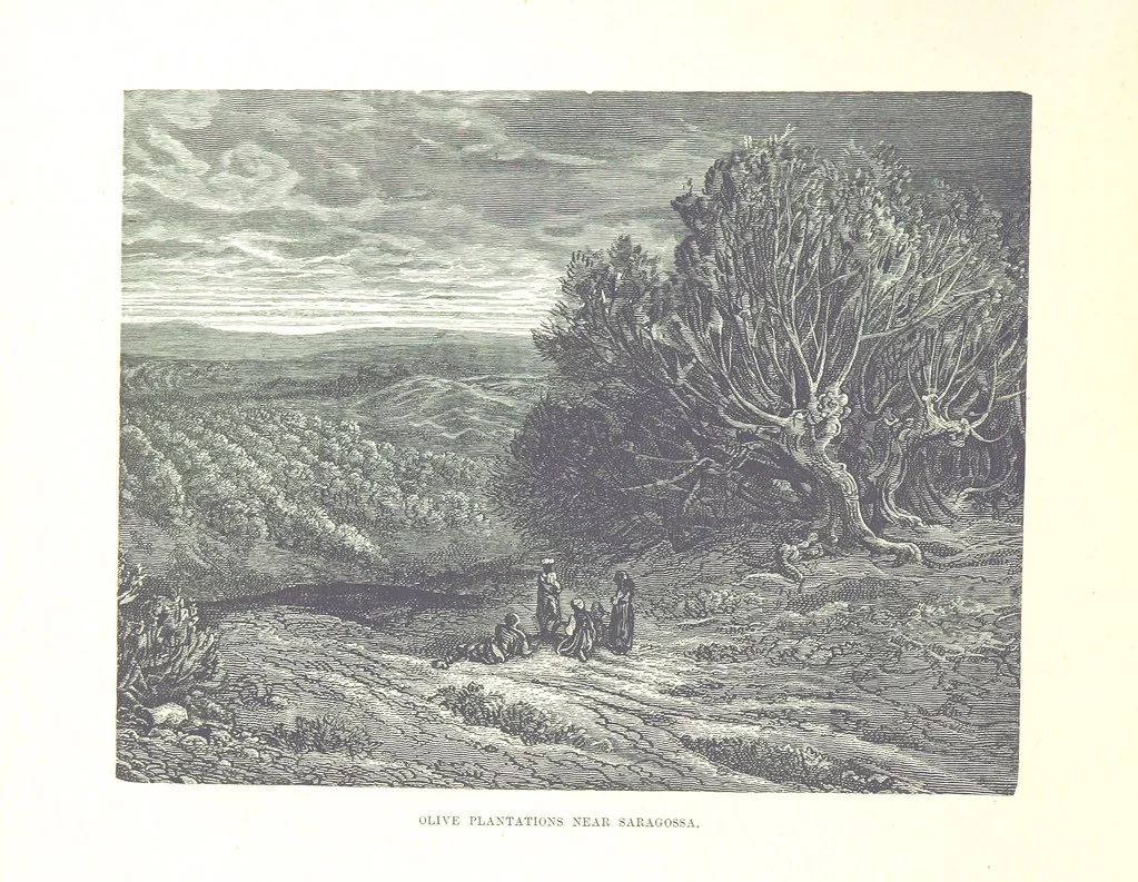 An illustration from Spain ... Illustrated by Gustave Doré. Translated by J. Thomson, 1876, leaf 506