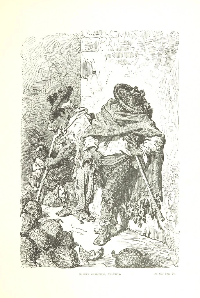 An illustration from Spain ... Illustrated by Gustave Doré. Translated by J. Thomson, 1876, leaf 51