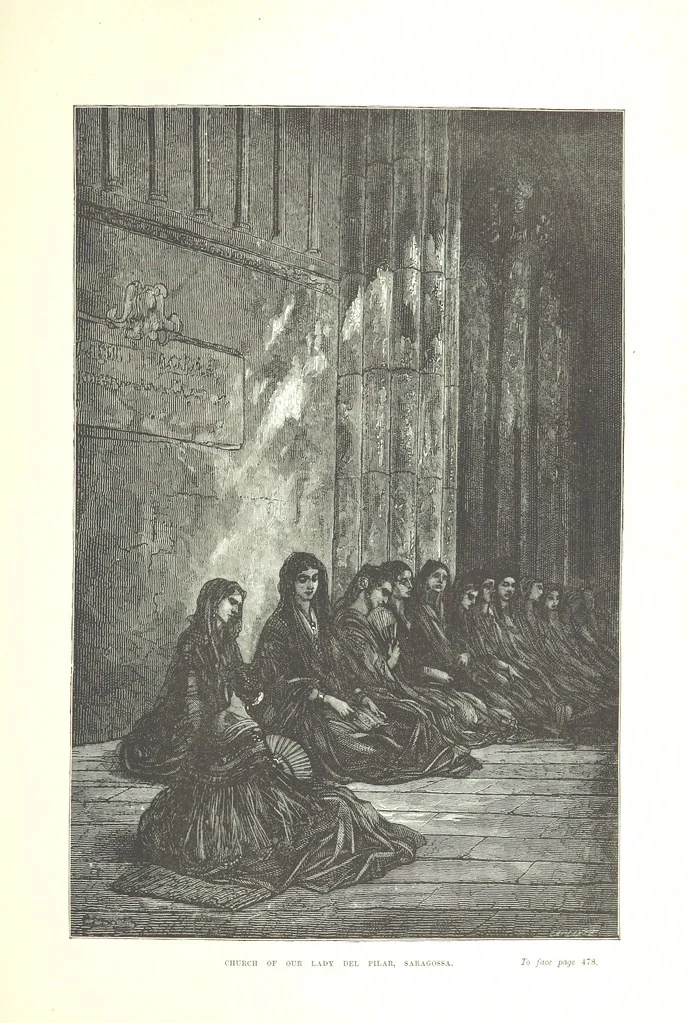 An illustration from Spain ... Illustrated by Gustave Doré. Translated by J. Thomson, 1876, leaf 515
