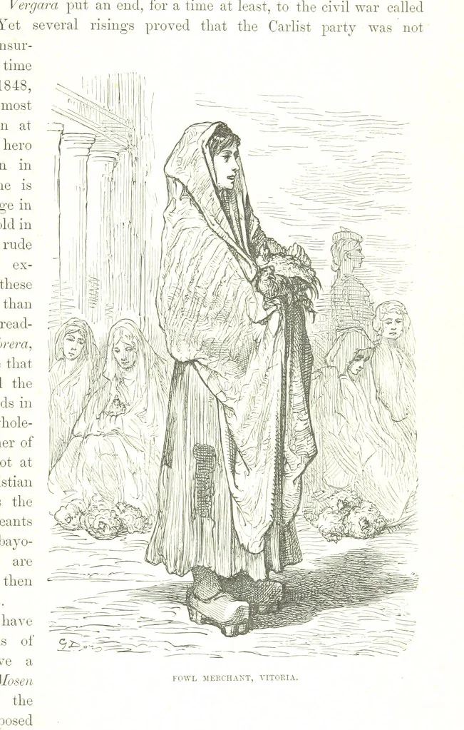 An illustration from Spain ... Illustrated by Gustave Doré. Translated by J. Thomson, 1876, leaf 531