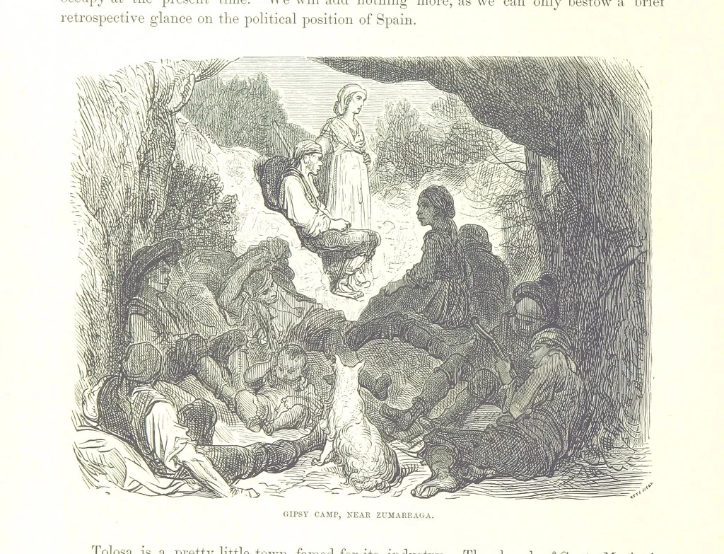 An illustration from Spain ... Illustrated by Gustave Doré. Translated by J. Thomson, 1876, leaf 532