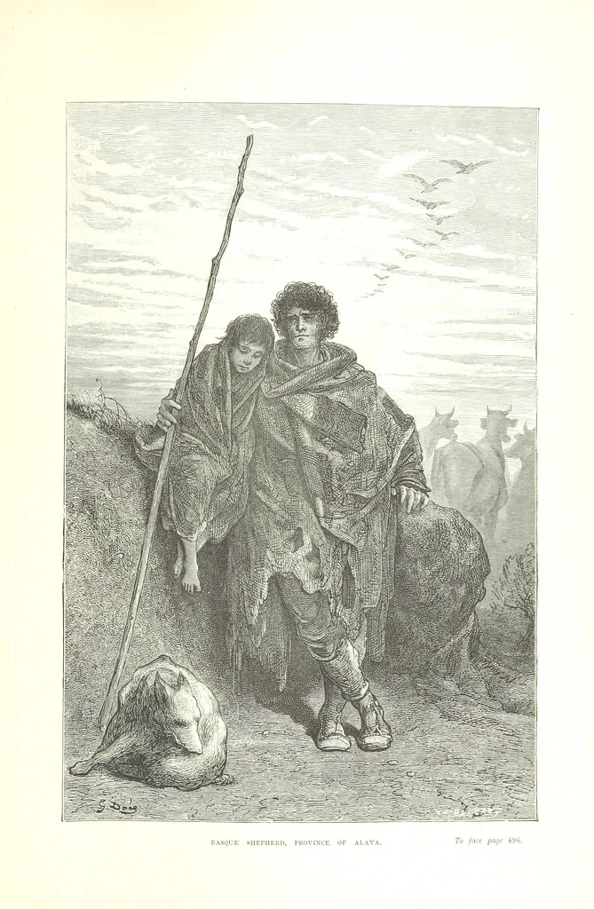 An illustration from Spain ... Illustrated by Gustave Doré. Translated by J. Thomson, 1876, leaf 533