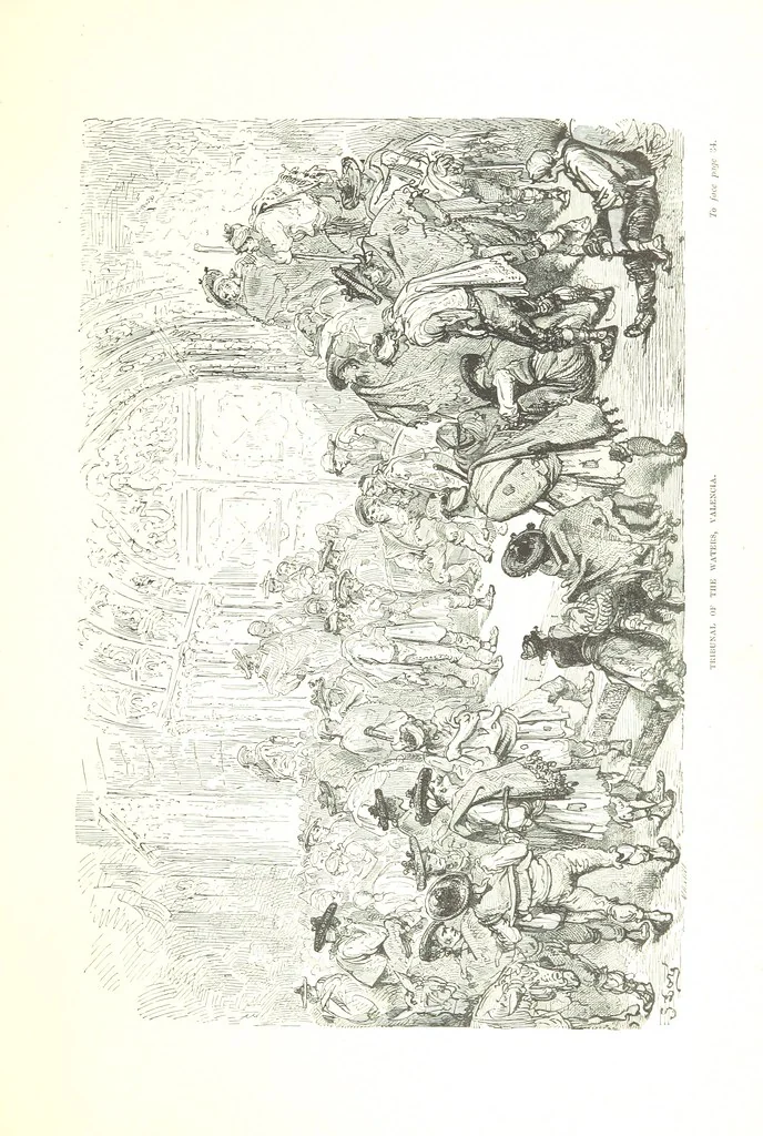 An illustration from Spain ... Illustrated by Gustave Doré. Translated by J. Thomson, 1876, leaf 59