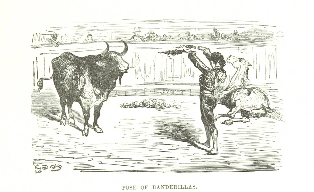 An illustration from Spain ... Illustrated by Gustave Doré. Translated by J. Thomson, 1876, leaf 69