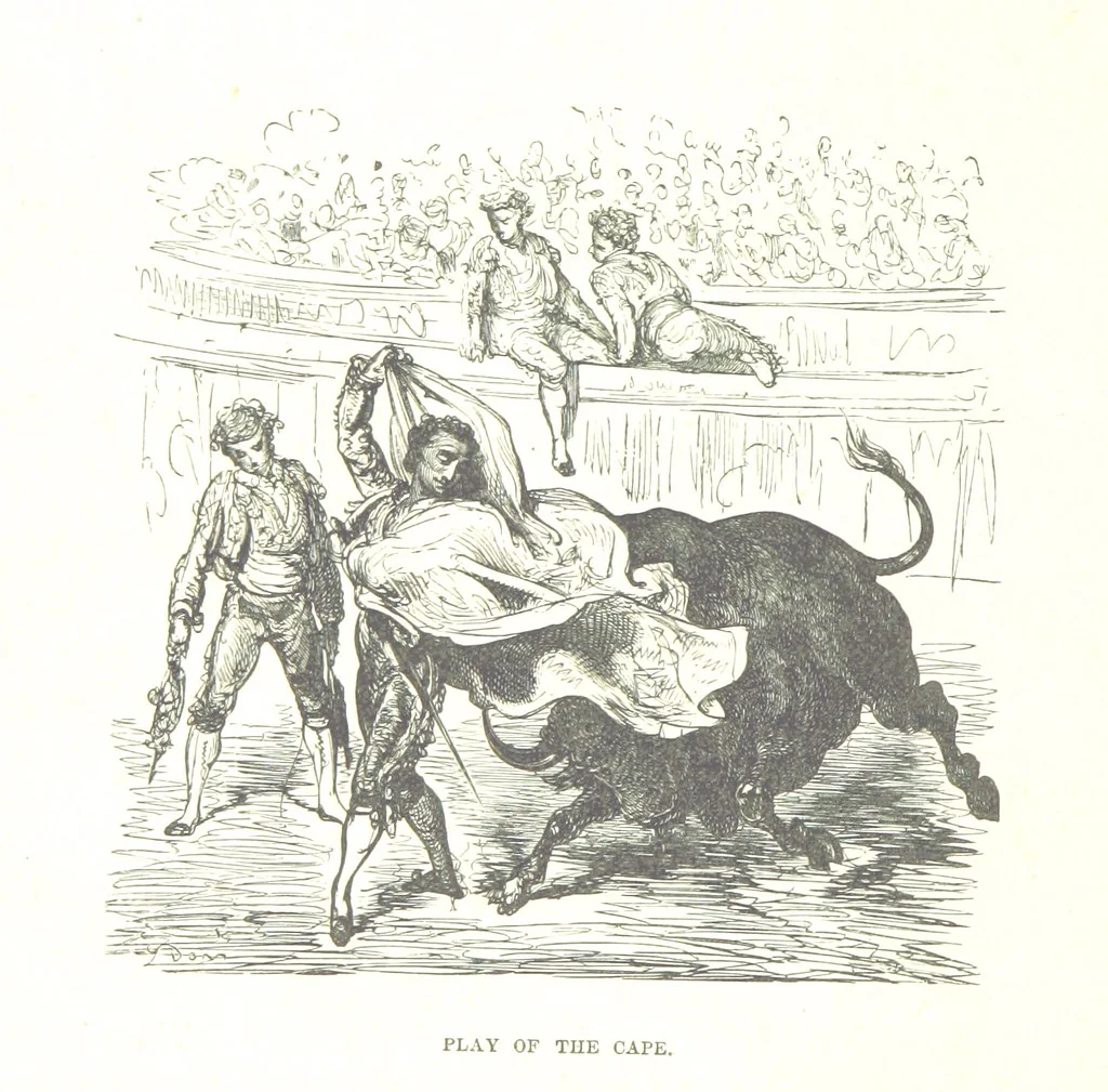 An illustration from Spain ... Illustrated by Gustave Doré. Translated by J. Thomson, 1876, leaf 86