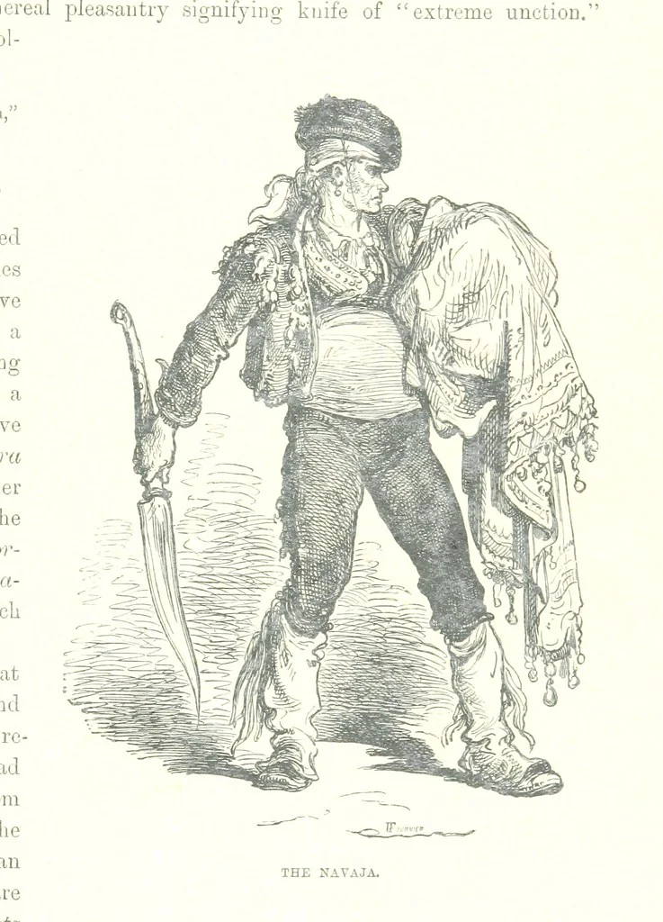 An illustration from Spain ... Illustrated by Gustave Doré. Translated by J. Thomson, 1881, leaf 105