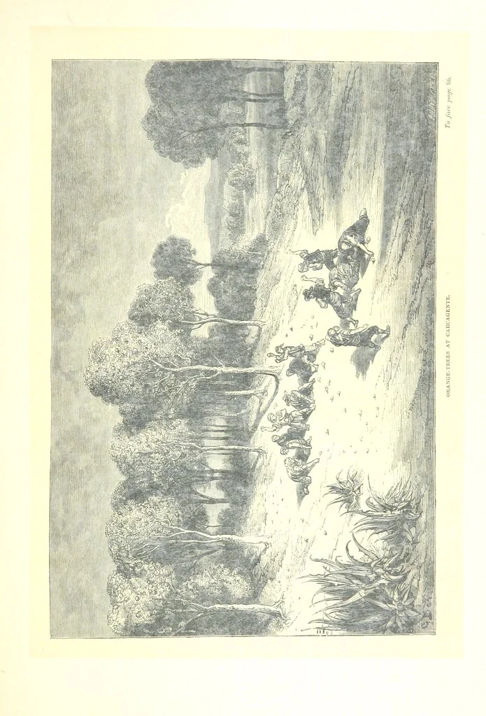 An illustration from Spain ... Illustrated by Gustave Doré. Translated by J. Thomson, 1881, leaf 107