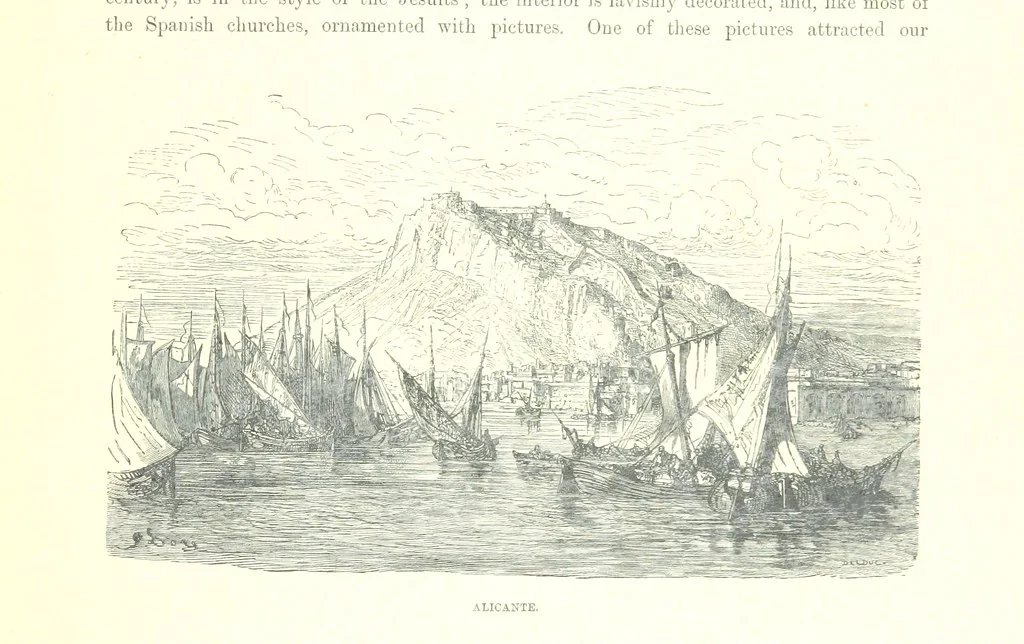 An illustration from Spain ... Illustrated by Gustave Doré. Translated by J. Thomson, 1881, leaf 109