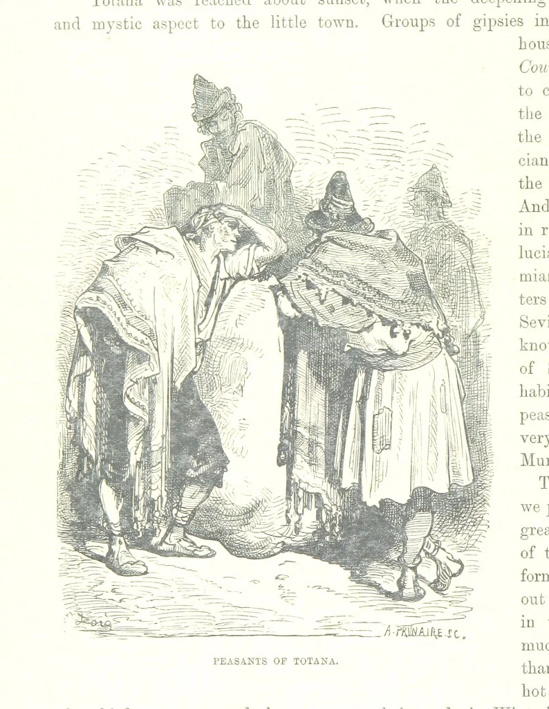 An illustration from Spain ... Illustrated by Gustave Doré. Translated by J. Thomson, 1881, leaf 124