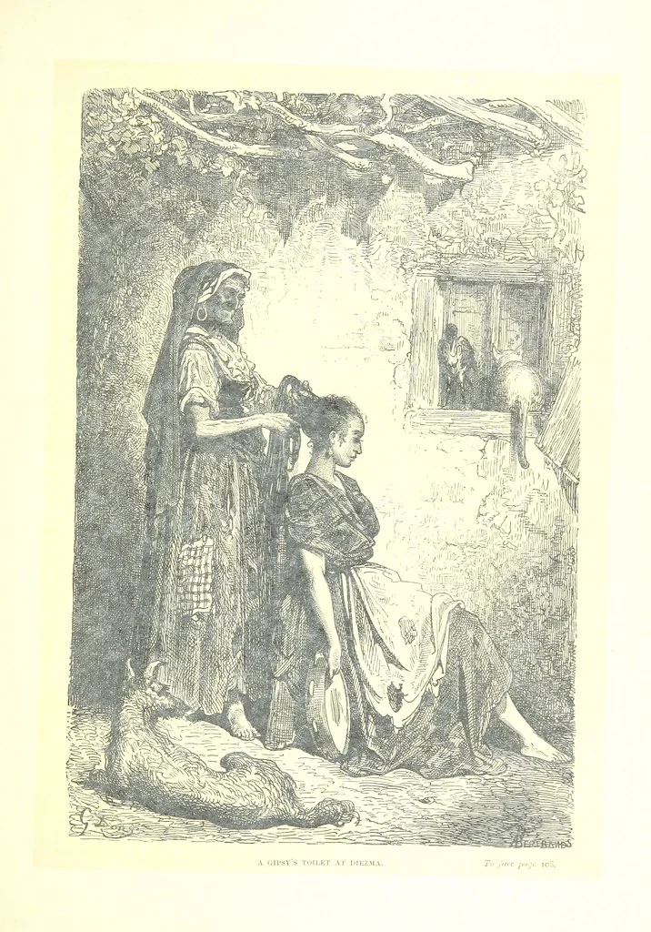 An illustration from Spain ... Illustrated by Gustave Doré. Translated by J. Thomson, 1881, leaf 129