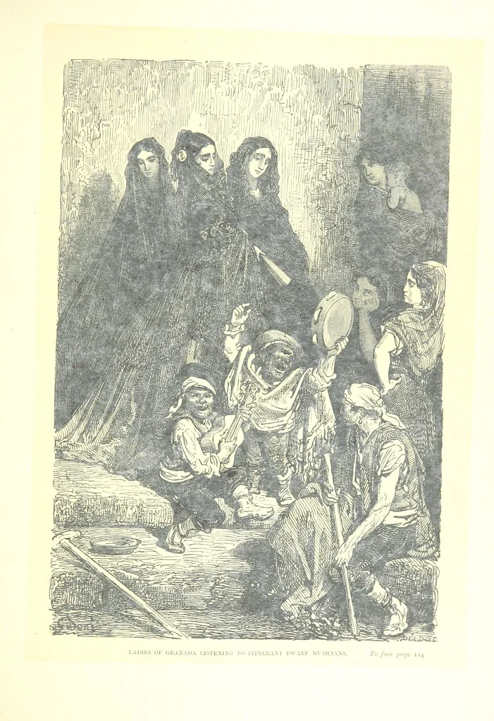 An illustration from Spain ... Illustrated by Gustave Doré. Translated by J. Thomson, 1881, leaf 135
