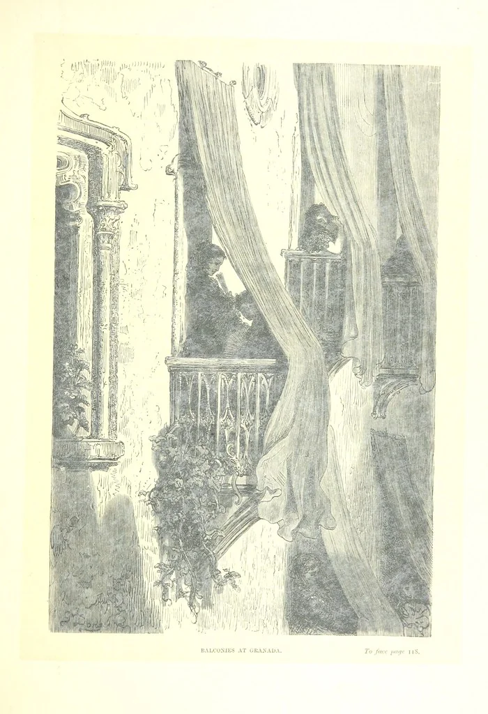 An illustration from Spain ... Illustrated by Gustave Doré. Translated by J. Thomson, 1881, leaf 139