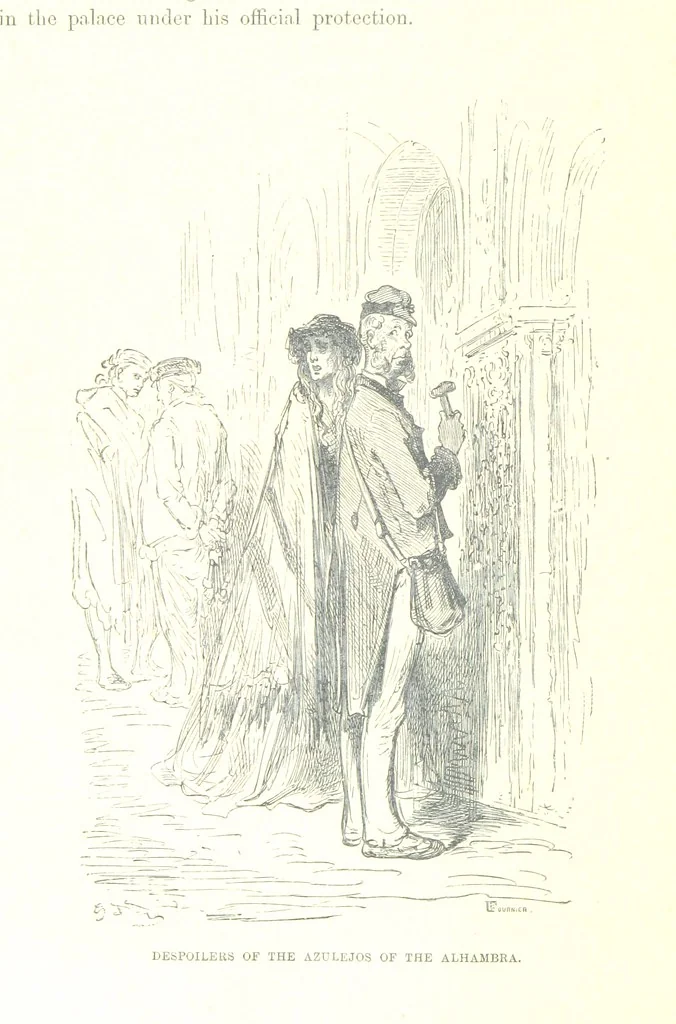 An illustration from Spain ... Illustrated by Gustave Doré. Translated by J. Thomson, 1881, leaf 154
