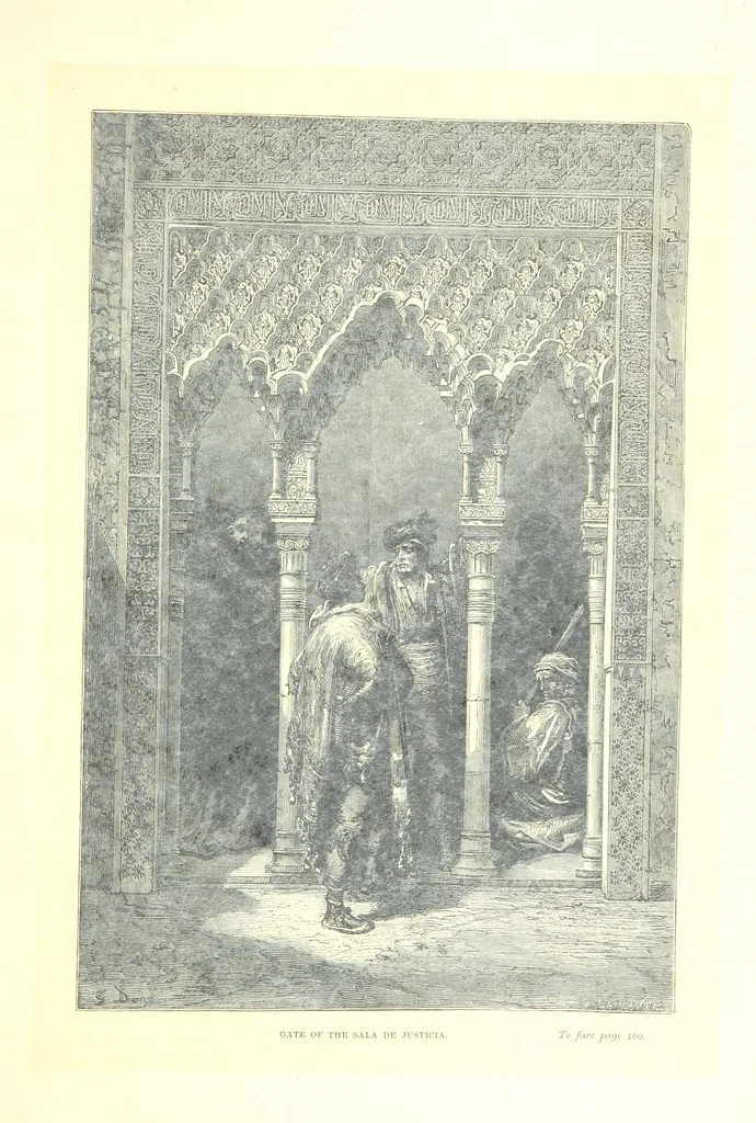 An illustration from Spain ... Illustrated by Gustave Doré. Translated by J. Thomson, 1881, leaf 181