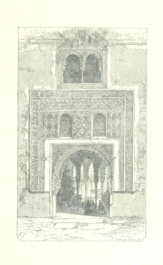An illustration from Spain ... Illustrated by Gustave Doré. Translated by J. Thomson, 1881, leaf 183