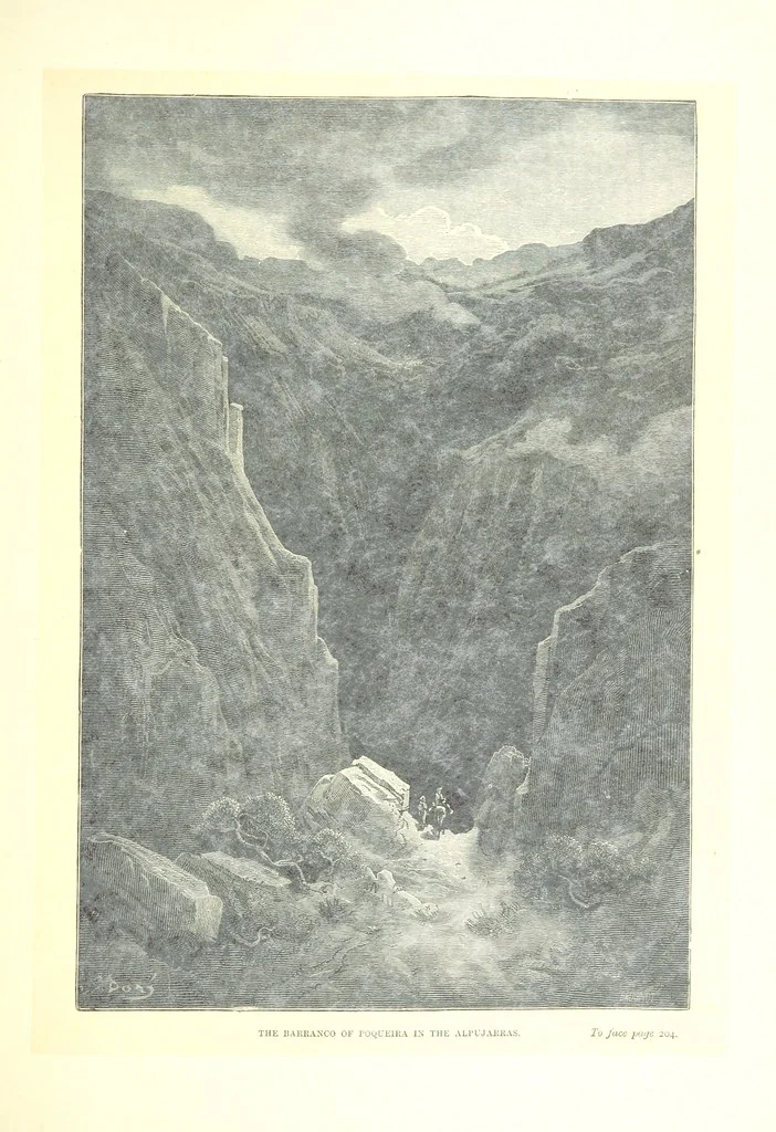 An illustration from Spain ... Illustrated by Gustave Doré. Translated by J. Thomson, 1881, leaf 225