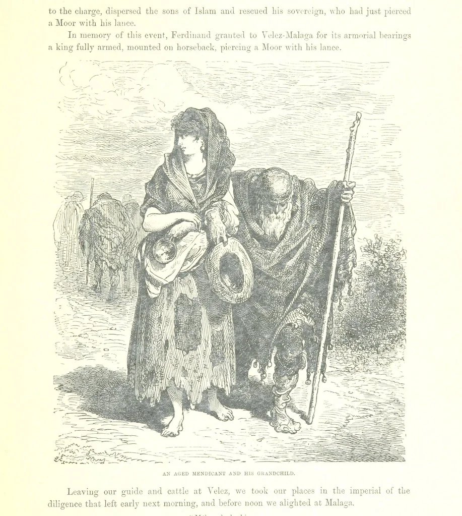 An illustration from Spain ... Illustrated by Gustave Doré. Translated by J. Thomson, 1881, leaf 229