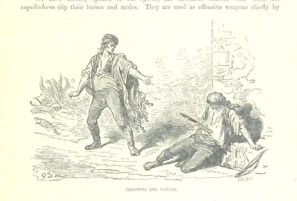 An illustration from Spain ... Illustrated by Gustave Doré. Translated by J. Thomson, 1881, leaf 235