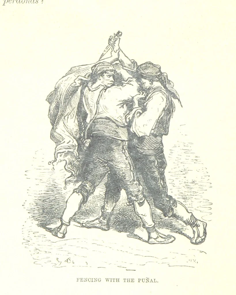 An illustration from Spain ... Illustrated by Gustave Doré. Translated by J. Thomson, 1881, leaf 244