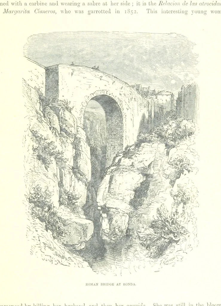 An illustration from Spain ... Illustrated by Gustave Doré. Translated by J. Thomson, 1881, leaf 249
