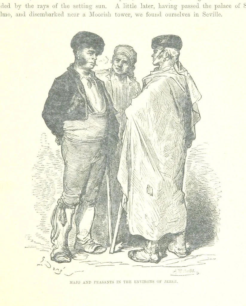 An illustration from Spain ... Illustrated by Gustave Doré. Translated by J. Thomson, 1881, leaf 271
