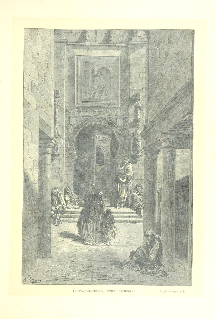 An illustration from Spain ... Illustrated by Gustave Doré. Translated by J. Thomson, 1881, leaf 281